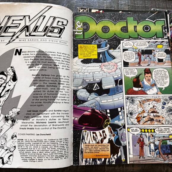 Hollywood Superstars #1 (Epic/Marvel, 1990), Checkmate #26 1990, Nexus #77 1991 - Picture 6 of 7